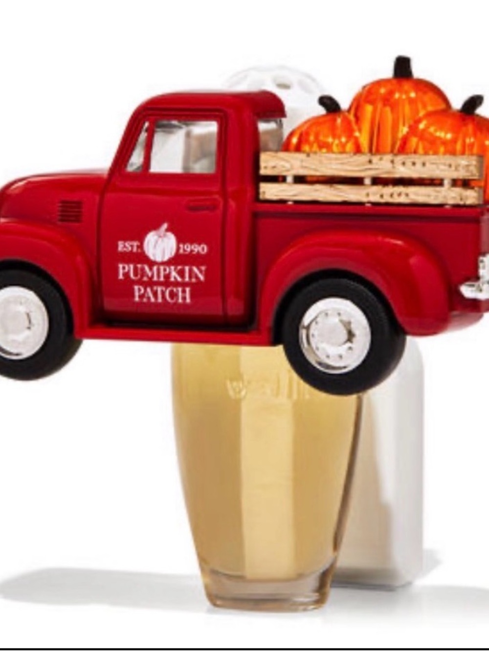 Bath & Body Works Fall Red Truck Pumpkin Patch Wallflower Plug New NWT